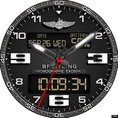 android wear watch faces breitling how to|Breitling watch face download.